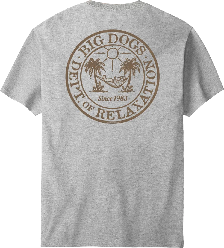 Luxury Fashion Relaxation Badge Tan T-shirt