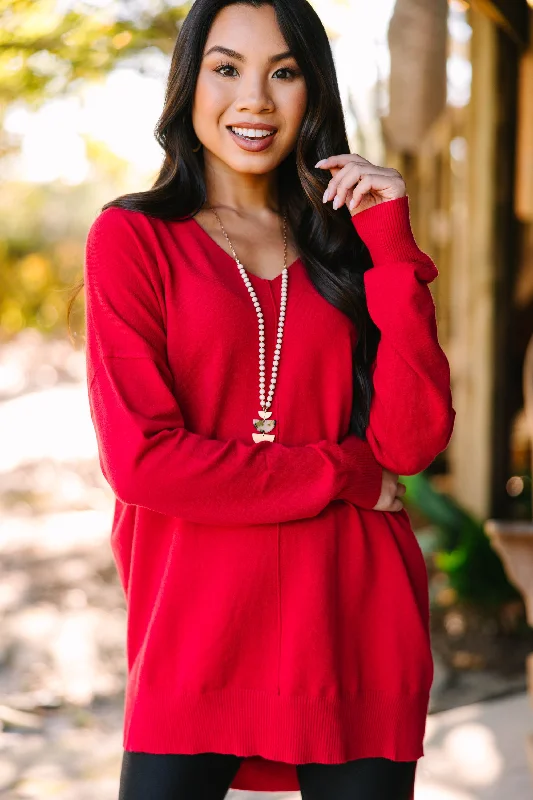 Cute Design I Could Be Lipstick Red Sweater