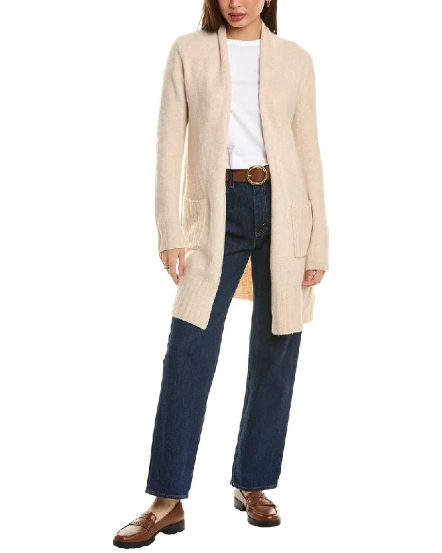 Stylish Wear Bobeau Open Front Wool-Blend Cardigan