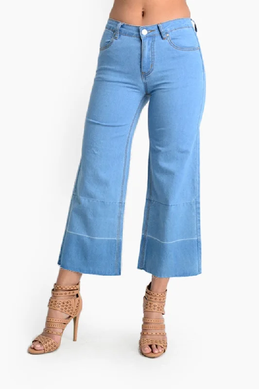 Youthful Vitality Women's Wide Denim Jeans