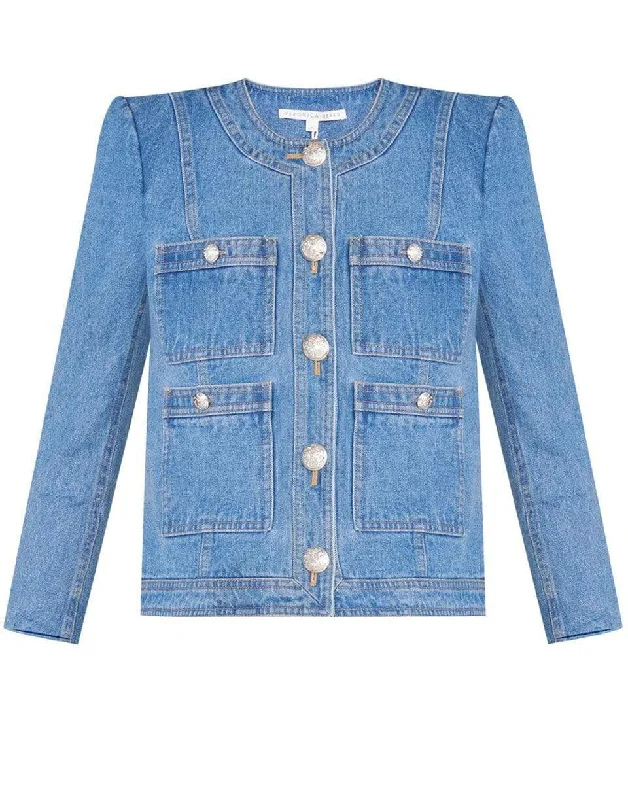 Simple And Comfortable Ferazia Denim Jacket