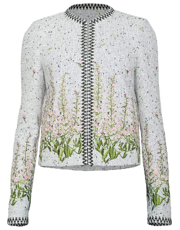 Design Trend Long Sleeve Tweed Jacket
