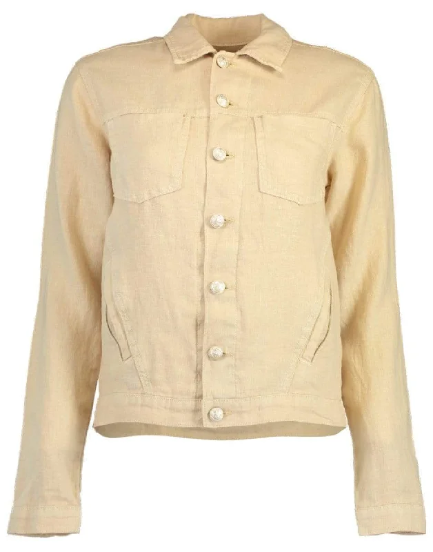Casual Chic Looks Sand Celine Linen Jacket