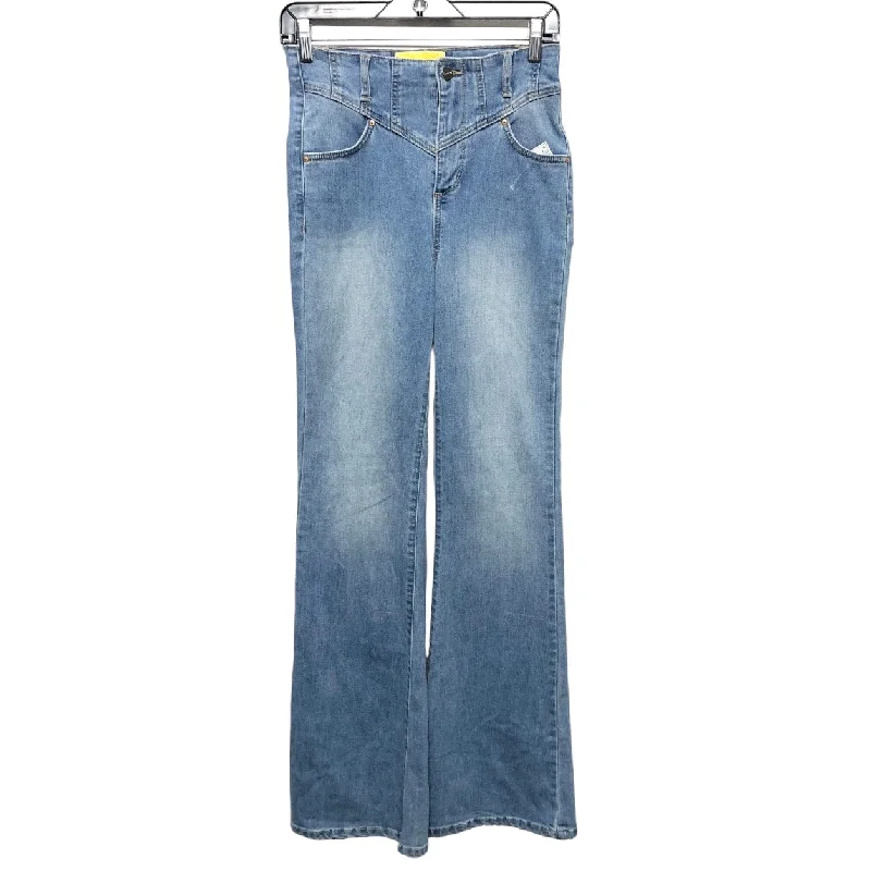 Soft Trends Jeans Flared By Circus By Sam Edelman In Blue Denim, Size: 2