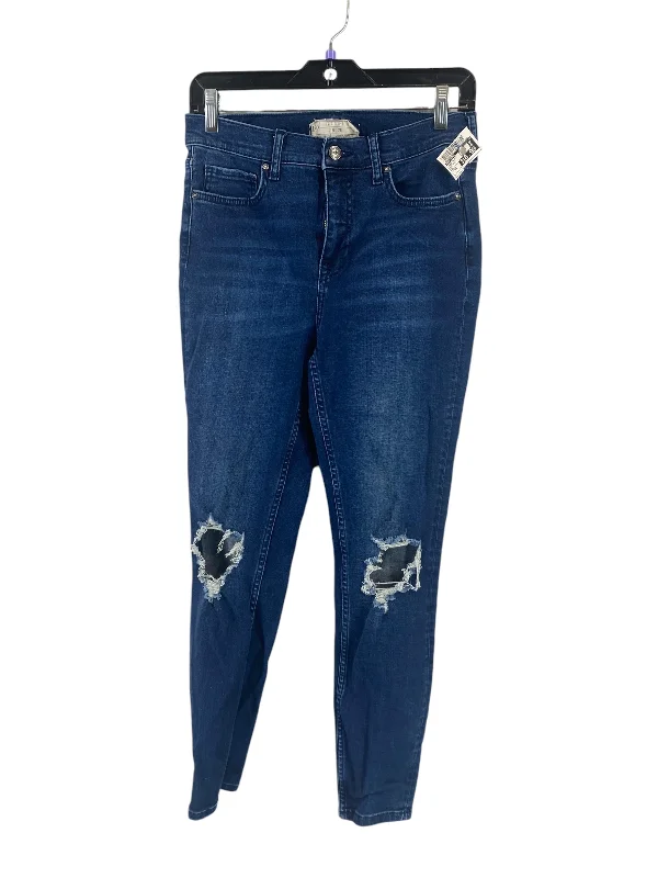 Trendy Casuals Jeans Skinny By Free People In Blue Denim, Size: 28