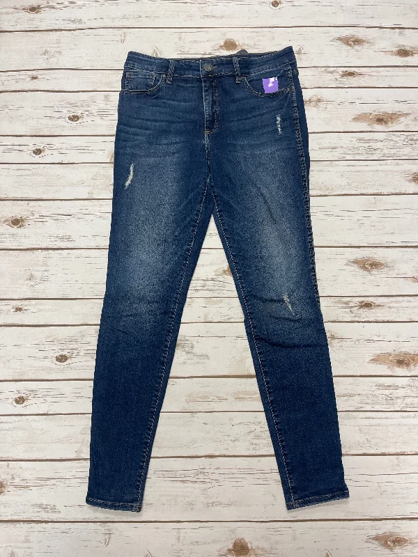 Ethnic Style Jeans Straight By Kut In Blue, Size: 10