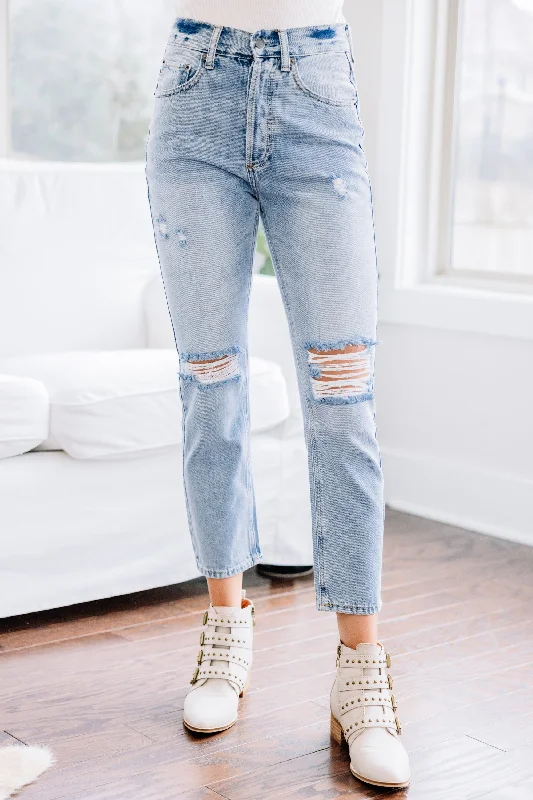 Casual Elegance That's All I Need Light Wash Distressed Skinny Jeans