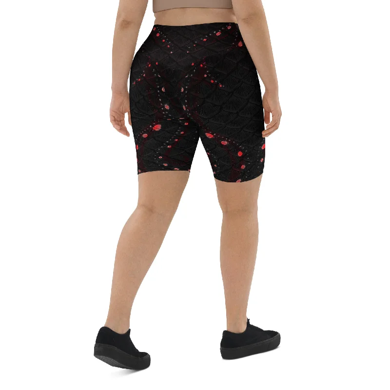 Retro Design Dark Tide Bike Shorts