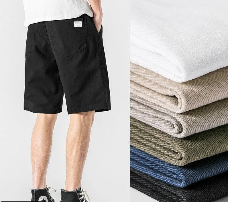 Minimal Comfort Drawstring Elastic Track Shorts