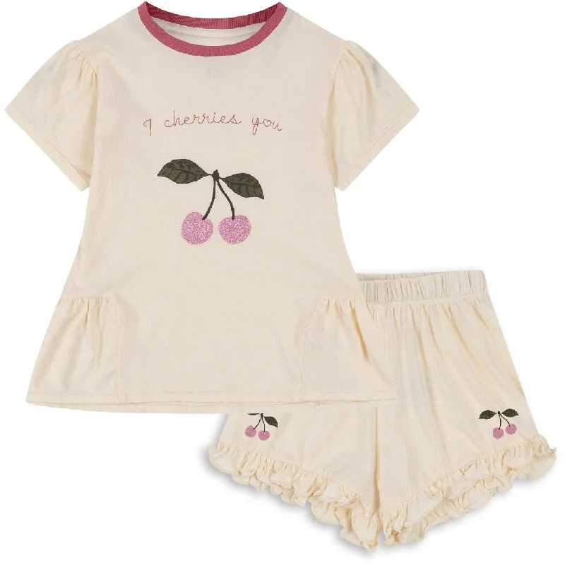 Bright Colors Konges Sløjd Buttercream Famo Frill Set