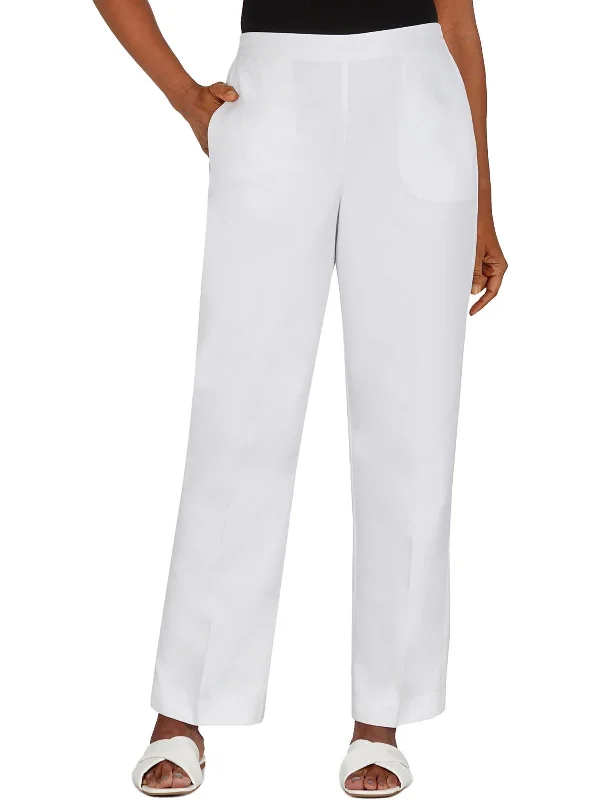 Comfortable Looks Plus Womens Traditional Fit Work Wear Wide Leg Pants
