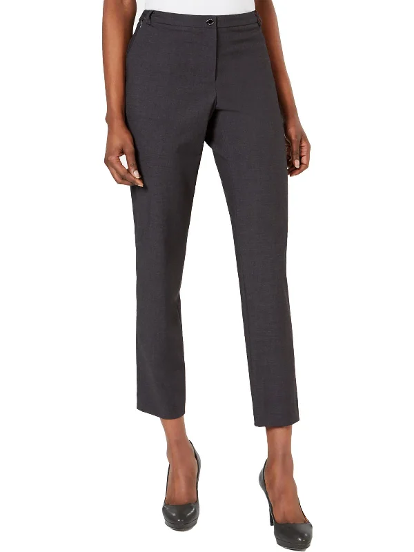 Cozy Layers Womens Cropped High Rise Skinny Pants